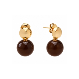 Pico Soleil Studs - Brown